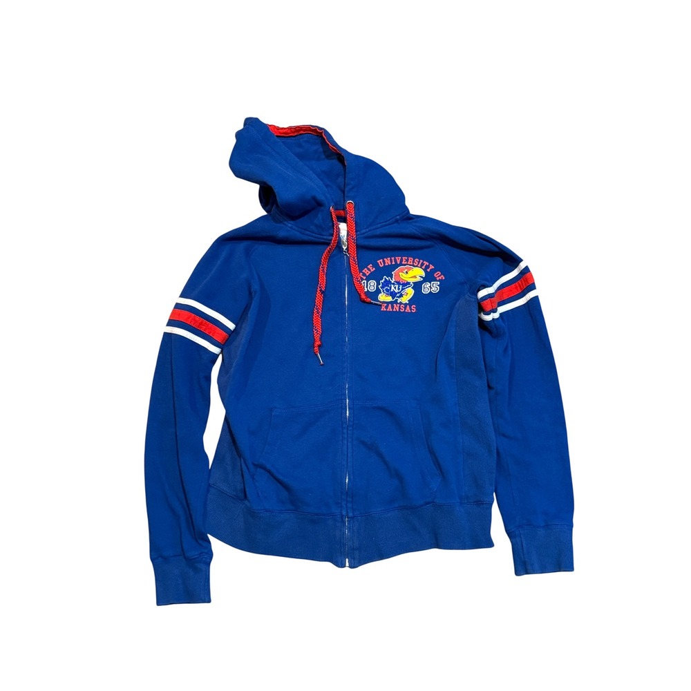 College Classics Kansas Jayhawks‎ KU Crewneck Sweatshirt Blue M